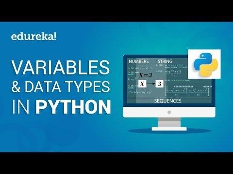 Variables amp Data Types In Python  Python Tutorial For Beginners  Python Programming  Edureka - edureka thumbnail