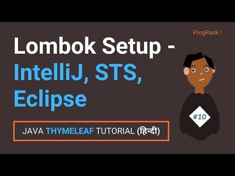 Project Lombok Setup Hindi  Eclipse  IntelliJ  STS  Lombok Java  ProgRank - ProgRank thumbnail