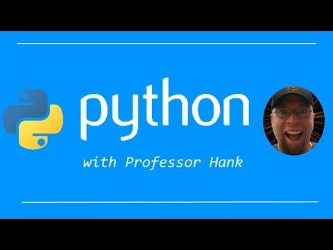 Python Tutorial  Comparing Strings - Professor Hank Stalica thumbnail