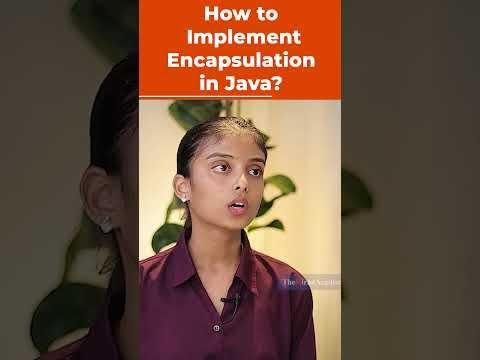 How To Implement Encapsulation In Java  Java Interview Question  shorts kiransir - The Kiran Academy  Java By Kiran thumbnail