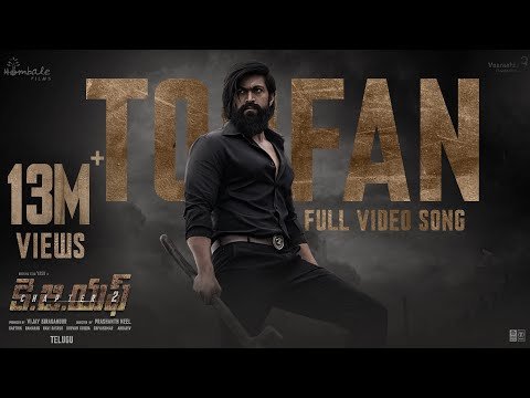 Toofan Video Song Telugu  KGF Chapter   RockingStar Yash  Prashanth Neel Ravi BasrurHombale - Lahari Music  TSeries thumbnail