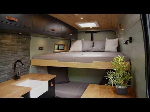 VW Crafter Luxury Campervan  Le Chalet Noir - Reset amp Chill Campers thumbnail