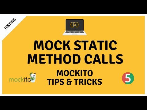 Mocking Static Methods with Mockito using Java - Philip Riecks thumbnail