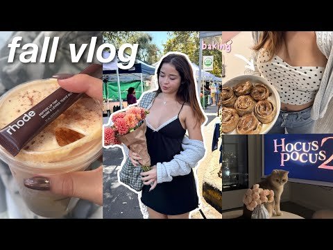 romanticising autumn late october vlog cozy days in my life baking amp completing my bucketlist - adelala thumbnail