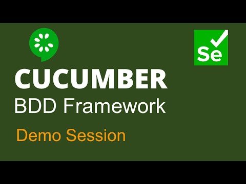 Selenium with Java using Cucumber Demo  Setup Cucumber in Eclipse amp IntelliJ IDE - SDET QA thumbnail