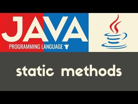 Static Class Methods  Java  Tutorial  - Giraffe Academy thumbnail