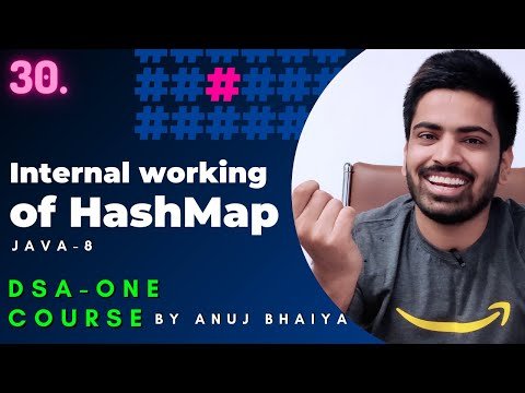 Hashmap in Java  Internal Working of Hashmap in Java  Hashmap Implementation  DSAOne Course  - Anuj Bhaiya thumbnail