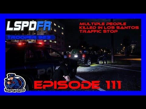 LSPDFR   EPISODE    LSPD   Multiple People Killed In Los Santos Traffic Stop - LSPDFR Trooper thumbnail