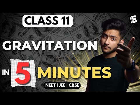 Gravitation Class  In  Minutes  Quick Revision  NEET JEE amp CBSE  - English World E thumbnail