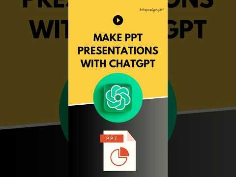  Make best ppt presentations with the help of ChatGPT in minutes Full video on channel shorts - AI CodeFather thumbnail