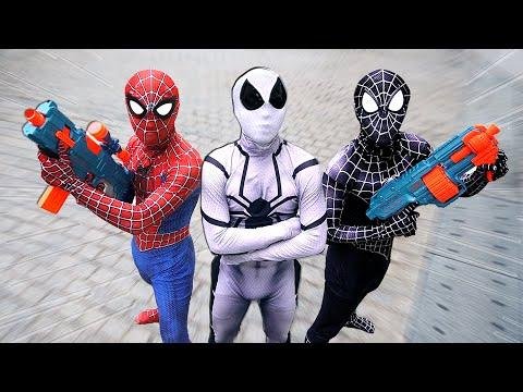 TEAM SPIDERMAN Nerf War vs BAD GUY TEAM  ALL Aciton Story POV   SEASON  - FLife TV thumbnail