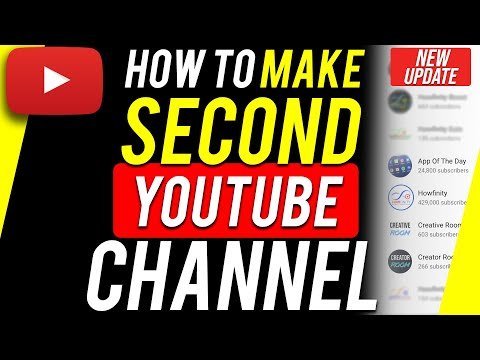 How to Make a Second YouTube Channel - Howfinity thumbnail