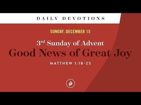 Good News of Great Joy  Daily Devotional - In Touch Ministries thumbnail