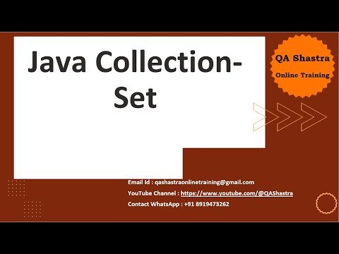 Playwright Java  Java Collections Set  HashSet  - QA Shastra OnlineTraining thumbnail