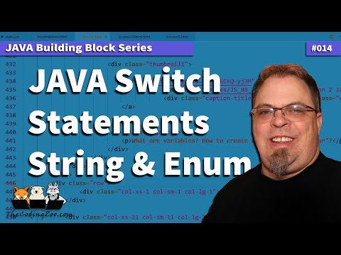 Java Switch Statements Tutorial including Strings and Enums - Shane Crouch  The Coding Zoo thumbnail