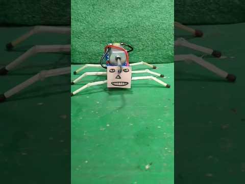 How to make spider robot at home  spider robot  robot  mini robot robot shorts viral - Satisfying With Balls thumbnail