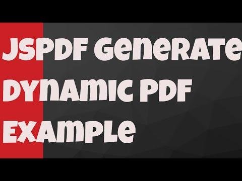 jsPDF Tutorial   Dynamically Generating PDF From User Input - Coding Shiksha thumbnail