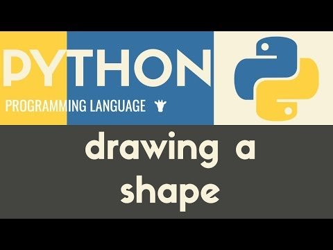 Drawing a Shape  Python  Tutorial  - Giraffe Academy thumbnail