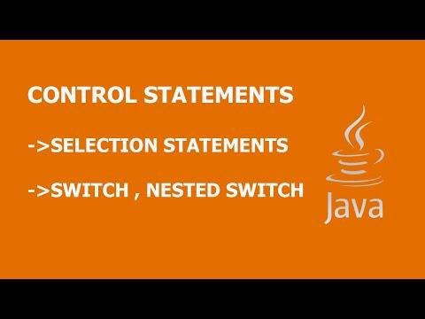 JAVA TUTORIAL  CONTROL STATEMENTS   SELECTION STATEMENTS  SWITCH NESTED SWITCH - First Principles Engineering thumbnail