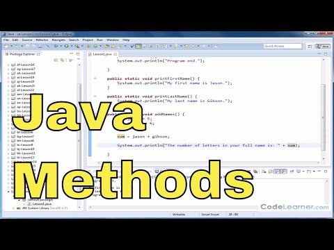 Java Programming Tutorial    Introduction To Methods - Math and Science thumbnail