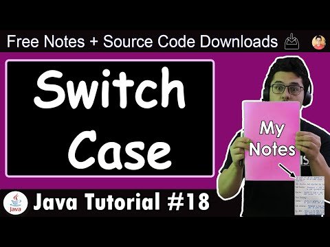 Java Tutorial Switch Case Statements in Java - CodeWithHarry thumbnail