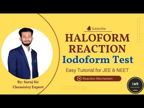 Haloform Reaction Mechanism  Iodoform Test Class   IIT JEE amp NEET Organic Chemistry  Suraj Sir - Learning with Basics thumbnail