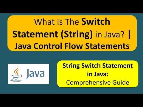 What is The Switch Statement String in Java  Java Control Flow Statements  Java Tutorial - Ram N Java thumbnail