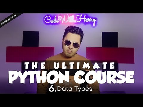 Variables and Data Types  Python Tutorial  Day  - CodeWithHarry thumbnail