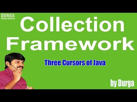 Three Cursors of Java  Enumeration  Collections Framework  - Durga Software Solutions thumbnail