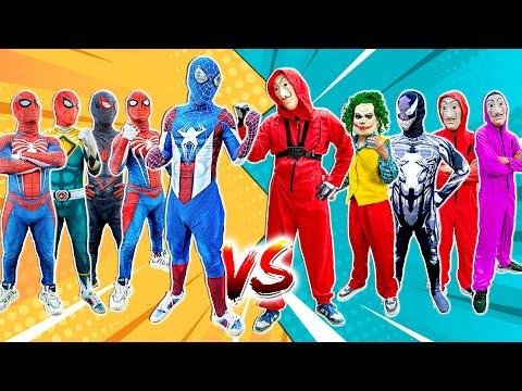 What If  SPIDERMAN in  HOUSE   Captain Help Everyone defeat Bad Guy  Action in Real Life  - Bunny Life thumbnail