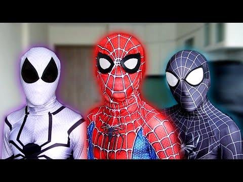 TEAM SPIDERMAN vs BAD GUY TEAM  LIVE ACTION STORY  - FLife TV thumbnail