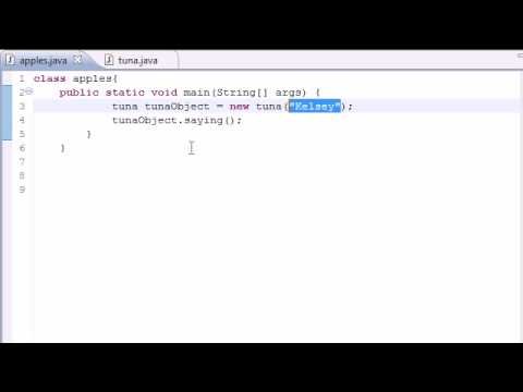 Java Programming Tutorial    Constructors - thenewboston thumbnail