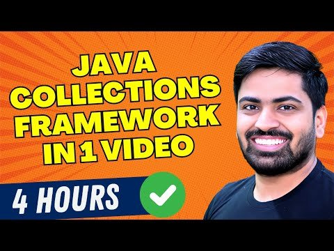 Complete Java Collections Framework in  Video  Java Collections Framework in one shot  - Anuj Bhaiya thumbnail