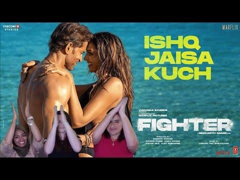 Americans react to FIGHTER Ishq Jaisa Kuch Hrithik Roshan  Deepika Padukone  VishalSheykhar  - ReactHERS thumbnail