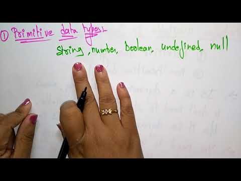 data types in javascript   Bhanu Priya - Education u thumbnail