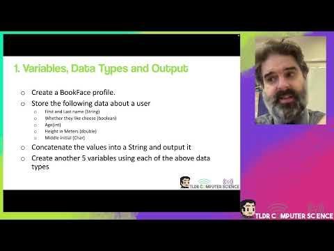 Java Programming Tutorial   Variables  Data Types  Output - TLDR Computer Science thumbnail