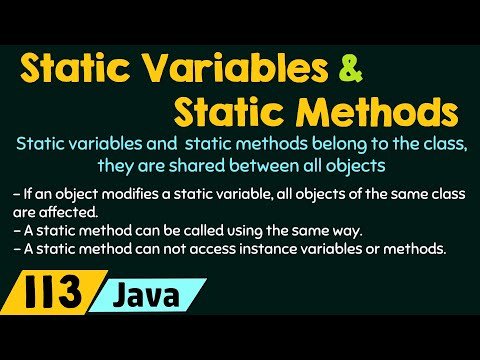 Static Variables and Static Methods in Java - Neso Academy thumbnail