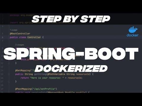 This is how you can dockerize a SpringBoot Application stepbystep - Visual Computer Science thumbnail