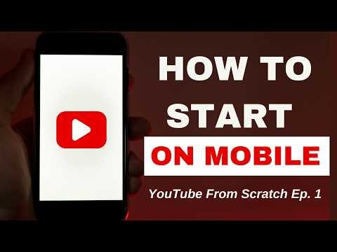 How to Start a YouTube Channel on a mobile phone - Rejoice RJ thumbnail