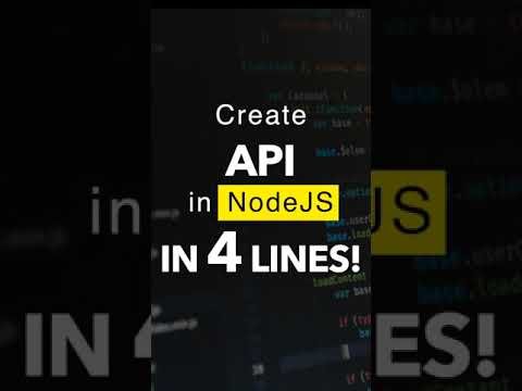 How to create simple APIs in Node JS  shorts - Anuj Bhaiya thumbnail