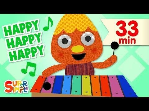 My Happy Song   More Kids Songs  Super Simple Songs - Super Simple Songs  Kids Songs thumbnail