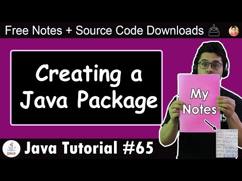 Java Tutorial Creating Packages in Java - CodeWithHarry thumbnail