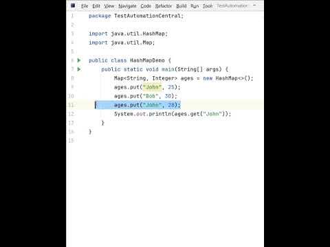 How to Update Values in a Java HashMap  Java Collections Interview Questions - Test Automation Central thumbnail