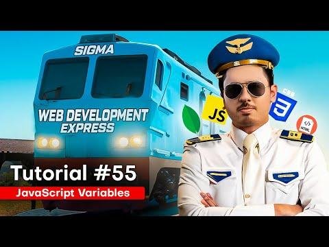 JavaScript Variables Data Types amp Objects  Sigma Web Development Course  Tutorial  - CodeWithHarry thumbnail