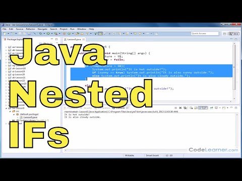 Java Programming Tutorial    Nested IF Statements - Math and Science thumbnail