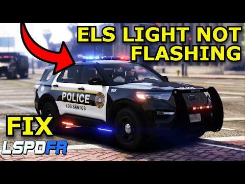 GTA  ELS Lights Not Working Fix in  Minute  LSPDFR  -  Gaming thumbnail