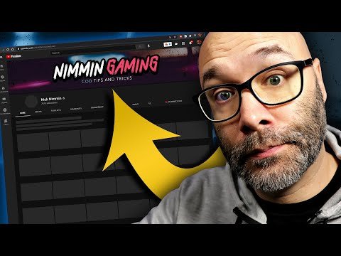 How To Make A YouTube Channel Banner Quickly  StepByStep Tutorial - Nick Nimmin thumbnail