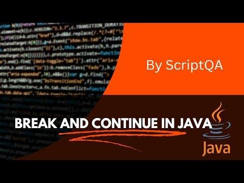 Java Tutorial Learn How to Control Loops using Break and Continue Statements - ScriptQA thumbnail