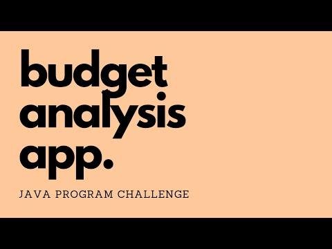 Budget Analysis App  Java Tutorial  Loops  IfElse Statements - Curative Media Co  HelloShanell thumbnail