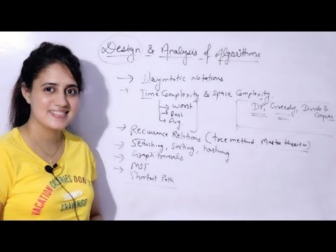 Lec  Introduction to Algorithm amp Syllabus Discussion for GATENET  DAA - Jennys Lectures CS IT thumbnail